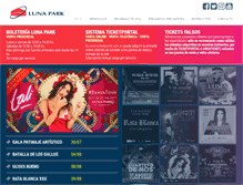 Tablet Screenshot of lunapark.com.ar